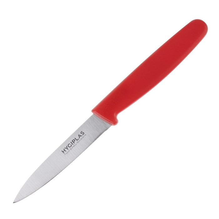Hygiplas Paring Knife Red 85mm - C542 - Simply Hospitality NZ