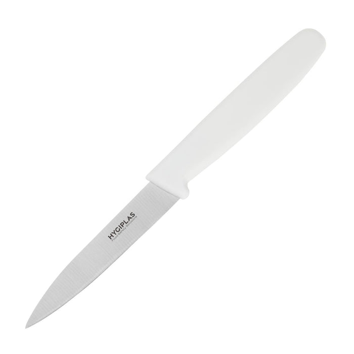 Hygiplas Paring Knife White 85mm - C546 - Simply Hospitality NZ