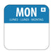 Hygiplas Removable Colour Coded Food Labels Monday (1000 Pack) - L931 - Simply Hospitality NZ