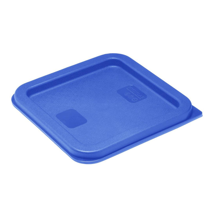 Hygiplas Square Food Storage Container Lid Blue - CF044 - Simply Hospitality NZ