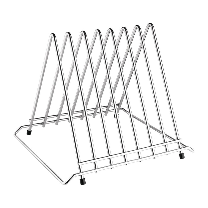 Hygiplas Stainless Steel Heavy Duty Chopping Board Rack - 7 Slots - CH052 - Simply Hospitality NZ