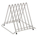 Hygiplas Stainless Steel Triangle Chopping Board Rack - 6x 30mm Slots - J027 - Simply Hospitality NZ