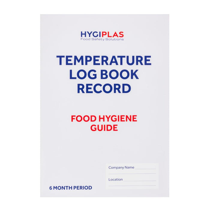 Hygiplas Temperature Log Book - J201 - Simply Hospitality NZ
