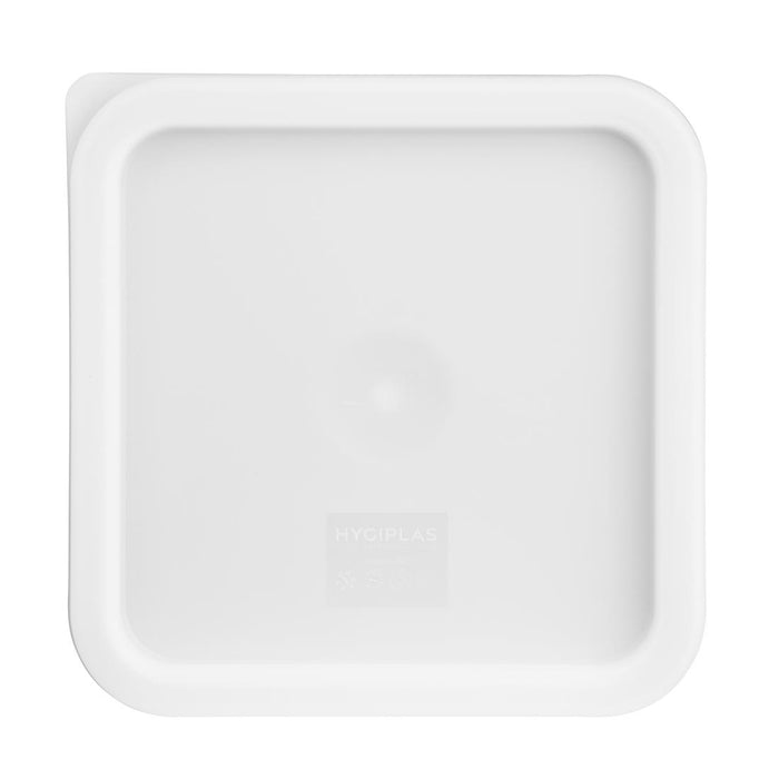 Hygiplas White Square Food Storage Container Lid Medium - CF050 - Simply Hospitality NZ