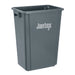 Jantex Slim Bin 60Ltr Grey - DX965 - Simply Hospitality NZ