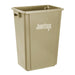 Jantex Slim Bin Beige 60Ltr - FX149 - Simply Hospitality NZ
