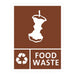 Jantex Slim Bin Food Waste Label - FX194 - Simply Hospitality NZ