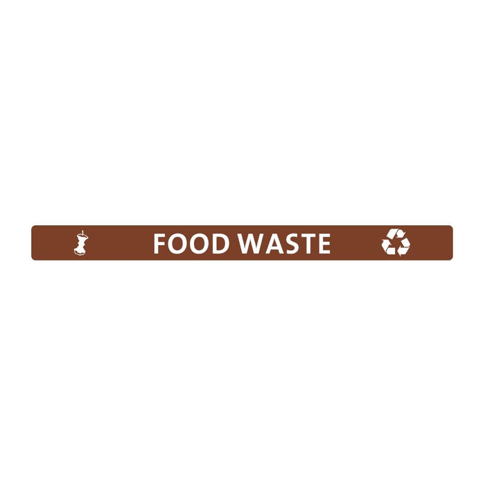 Jantex Slim Bin Lid Food Waste Label - FX195 - Simply Hospitality NZ
