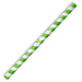 BioPak Jumbo Paper BioStraws – 10mm Jumbo Green Stripe BioStraw