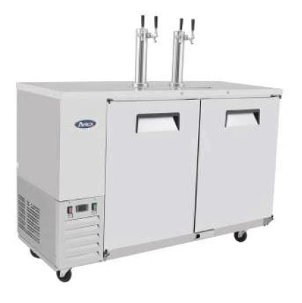 Atosa Keg Cooler - 1467mm - 2 Door - MKC58
