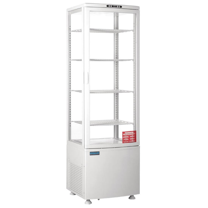 Polar C-Series Energy Efficient Curved Door Display Fridge White 235Ltr – CX575-A - CX575-A - Simply Hospitality NZ