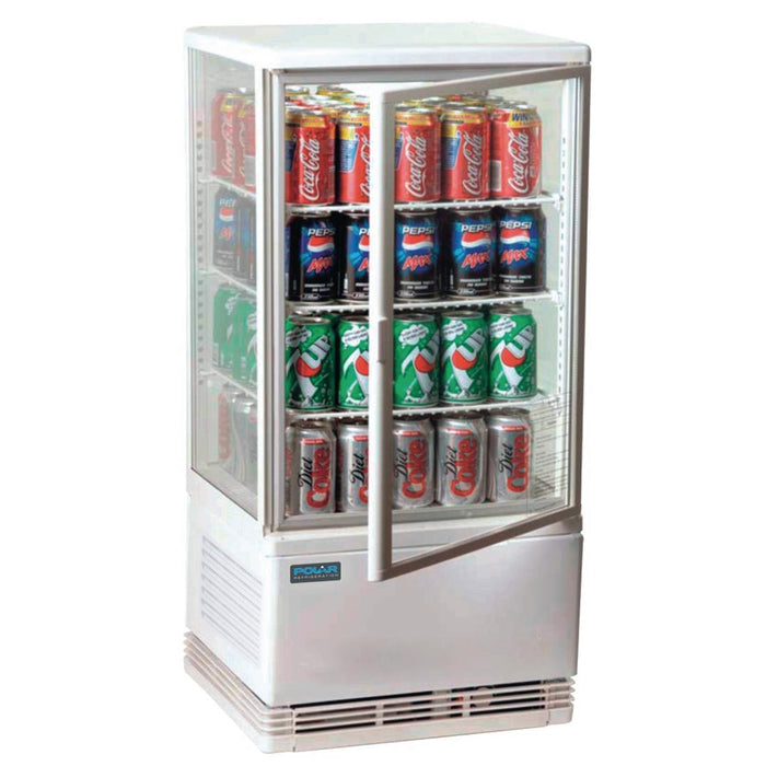 Polar C-Series Energy Efficient Display Fridge 68Ltr White – CX578-A - CX578-A - Simply Hospitality NZ
