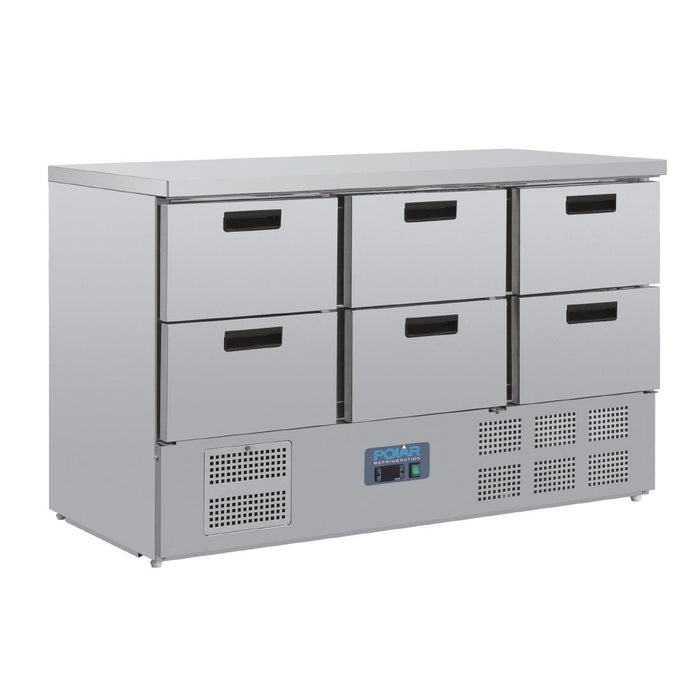 Polar G-Series Six Drawer Counter Fridge – GH226-A - GH226-A - Simply Hospitality NZ
