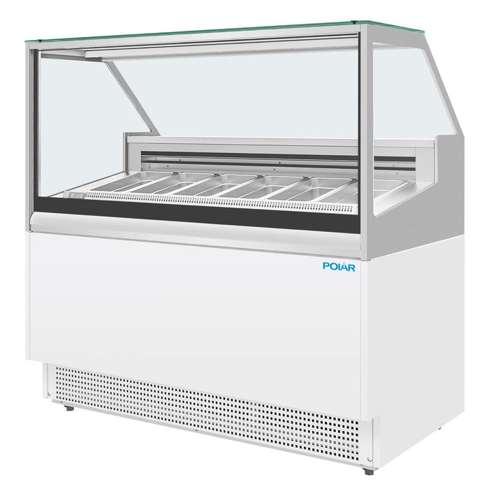 Polar U-Series 6 Pan Ice Cream Serve Over Cabinet Freezer – UA058-A - UA058-A - Simply Hospitality NZ