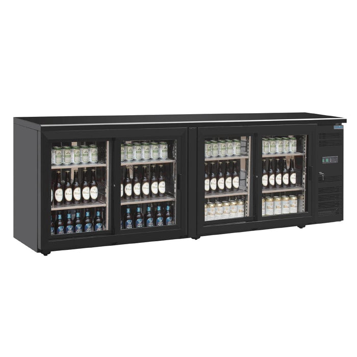 Polar U-Series Four Door Back Bar Display Cooler – CS103-A - CS103-A - Simply Hospitality NZ