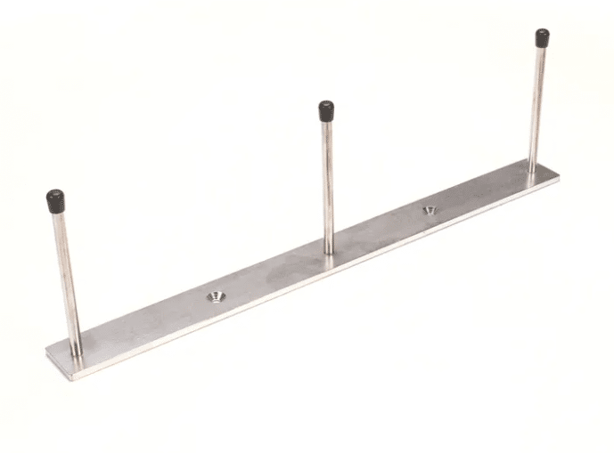 Robot Coupe Wall Mounted Disc Holder - Stainless Steel - 3 Hooks - Simply Hospitality NZ