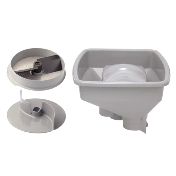 Robot Coupe Mashed Potato Attachment - 6mm (Feed Hopper, Paddle, Grid, Ejection Disc) - Simply Hospitality NZ