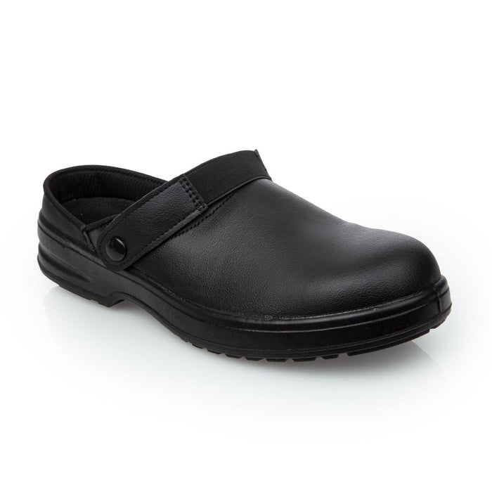 Slipbuster Cryzon Safety Chef Clogs Black - A813-36 - Simply Hospitality NZ