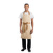 Whites Southside Bib Apron Khaki Beige - B982 - Simply Hospitality NZ