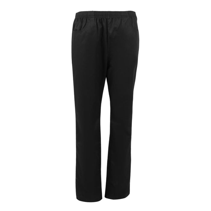 Southside Casual Trousers Chef Pants Black - BA199-S - Simply Hospitality NZ