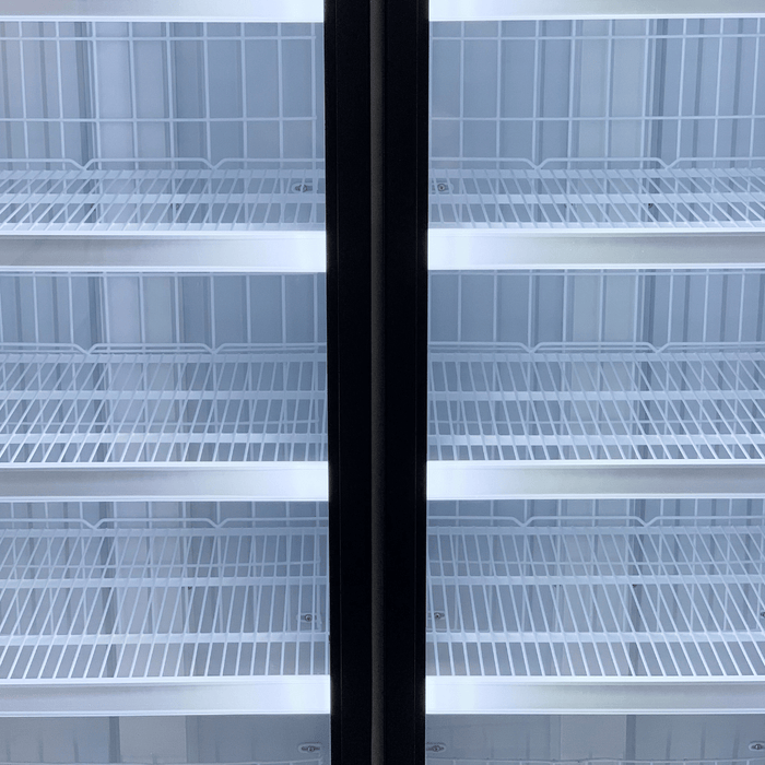 Thermaster Double Door Supermarket Fridge - LG-1000BGBM - view 8