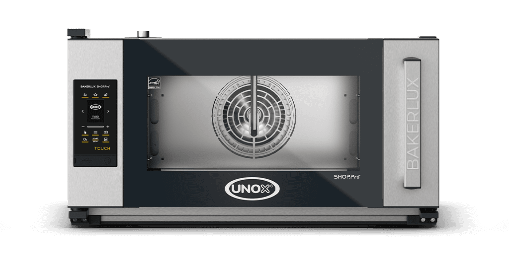Unox BAKERLUX SHOP.Pro TOUCH Touchscreen Convection Oven with Humidity – 3-Tray 600×400mm – Electric — XEFR-03EU-ETRV