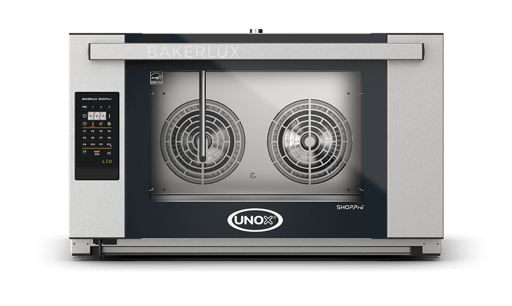 Unox BAKERLUX SHOP.Pro LED Programmable Convection Oven with Humidity – 4-Tray 600×400mm – Electric — XEFR-04EU-ELDV