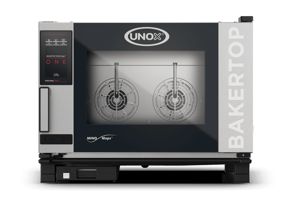 Unox BAKERTOP MIND.Maps ONE Bakery-Format Combi Oven – 4-Tray 600×400mm – Electric — XEBC-04EU-E1LM