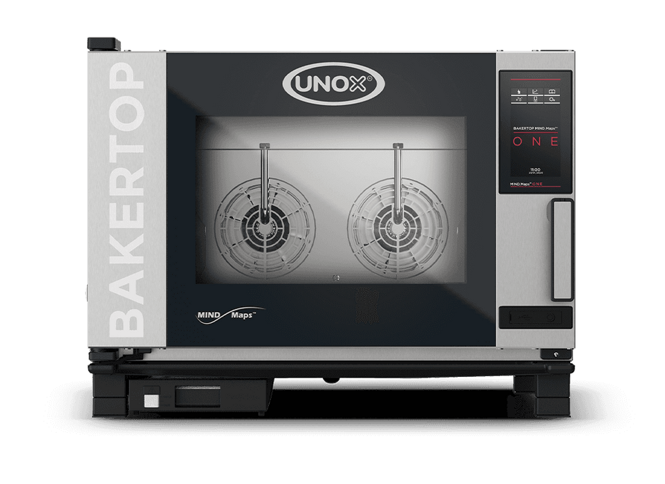 Unox BAKERTOP MIND.Maps ONE Bakery-Format Combi Oven – 4-Tray 600×400mm – Electric — XEBC-04EU-E1RM