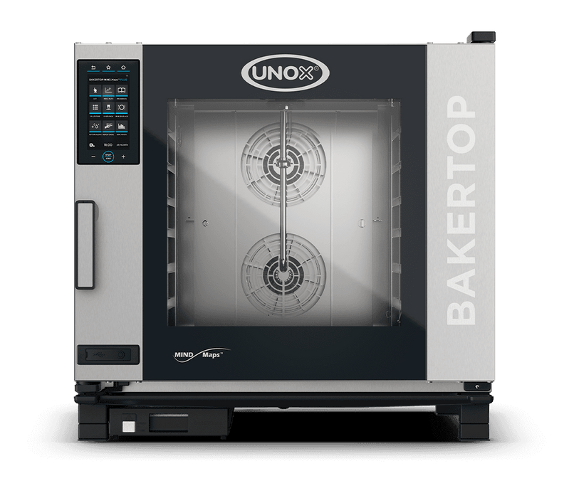 Unox BAKERTOP MIND.Maps PLUS Intelligent Bakery-Format Combi Oven – 6-Tray 600×400mm – Electric — XEBC-06EU-EPLM