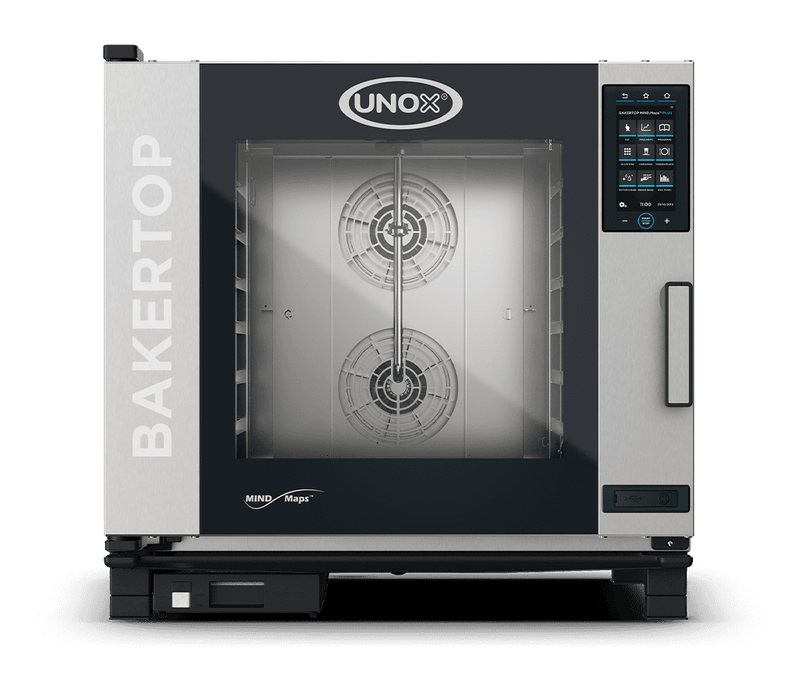 Unox BAKERTOP MIND.Maps PLUS Intelligent Bakery-Format Combi Oven – 6-Tray 600×400mm – Electric — XEBC-06EU-EPRM