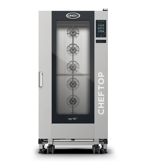 Unox CHEFTOP MIND.Maps PLUS Trolley Intelligent Commercial Combi Oven – 20-Tray GN 1/1 – Electric — XEVL-2011-YPLS