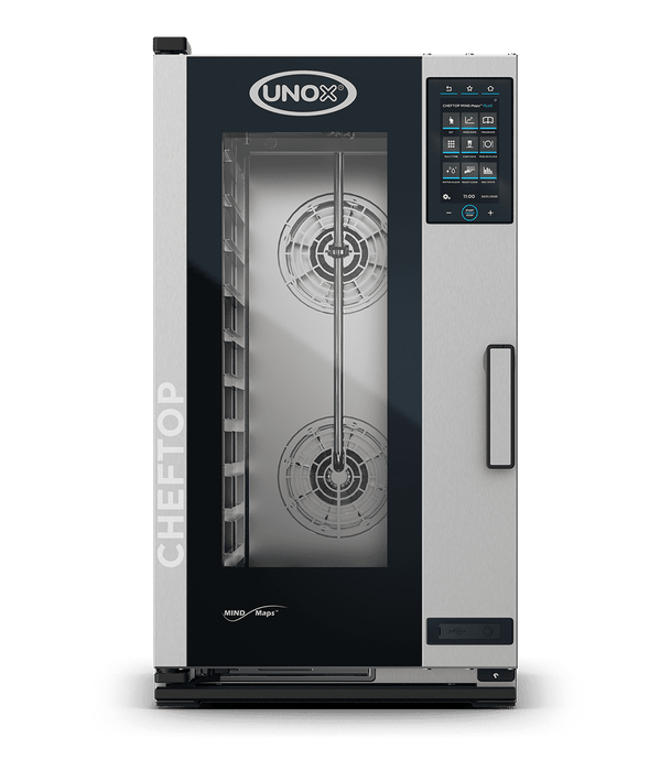 Unox CHEFTOP MIND.Maps PLUS Compact Countertop Intelligent Commercial Combi Oven – 10-Tray GN 1/1 – Electric — XECC-1013-EPRM
