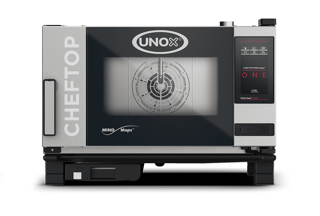 Unox CHEFTOP MIND.Maps ONE Chef-Led Commercial Combi Oven – 3-Tray GN 1/1 – Electric — XEVC-0311-E1LM