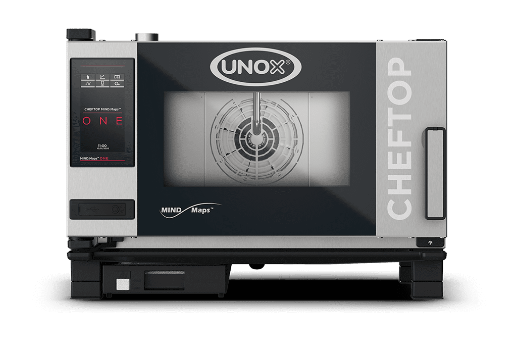 Unox CHEFTOP MIND.Maps ONE Chef-Led Commercial Combi Oven – 3-Tray GN 1/1 – Electric — XEVC-0311-E1RM