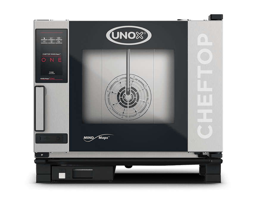 Unox CHEFTOP MIND.Maps ONE Low-Power Chef-Led Commercial Combi Oven – 5-Tray GN 1/1 – Electric — XEVC-0511-E1LM-LP