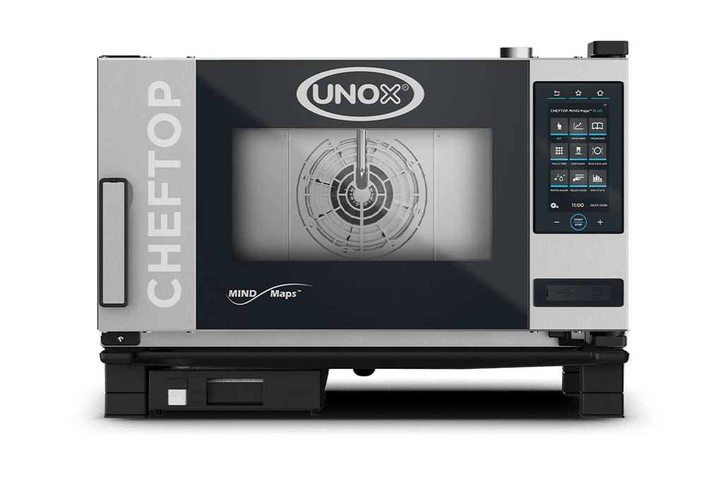Unox CHEFTOP MIND.Maps PLUS Intelligent Commercial Combi Oven – 3-Tray GN 1/1 – Electric — XEVC-0311-EPLM