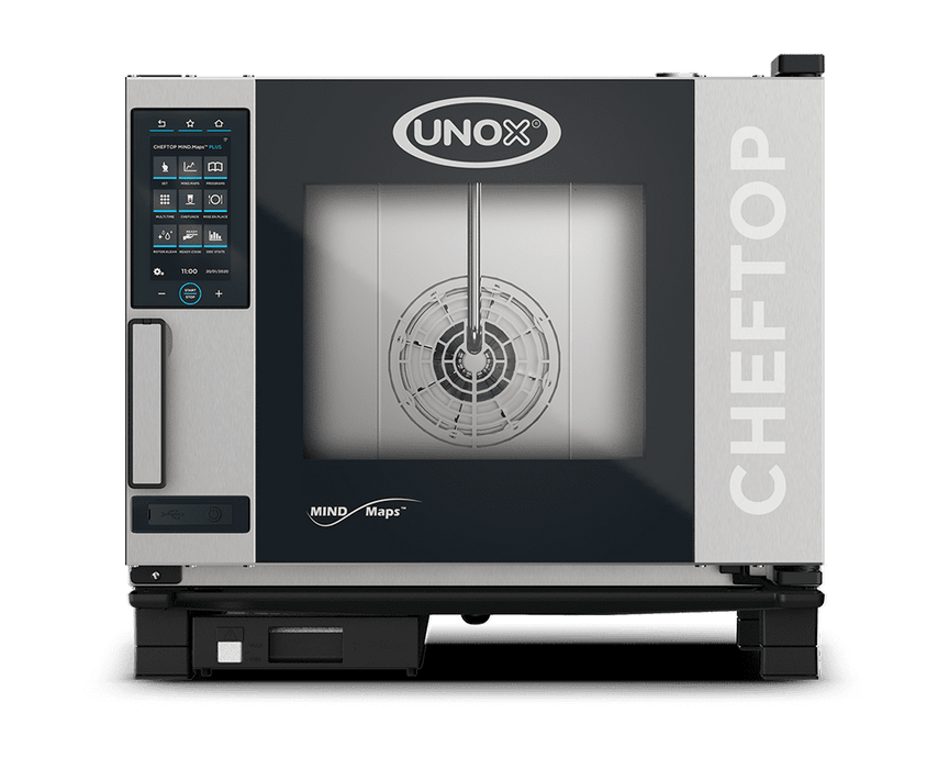 Unox CHEFTOP MIND.Maps PLUS Intelligent Commercial Combi Oven – 5-Tray GN 1/1 – Electric — XEVC-0511-EPLM-MS