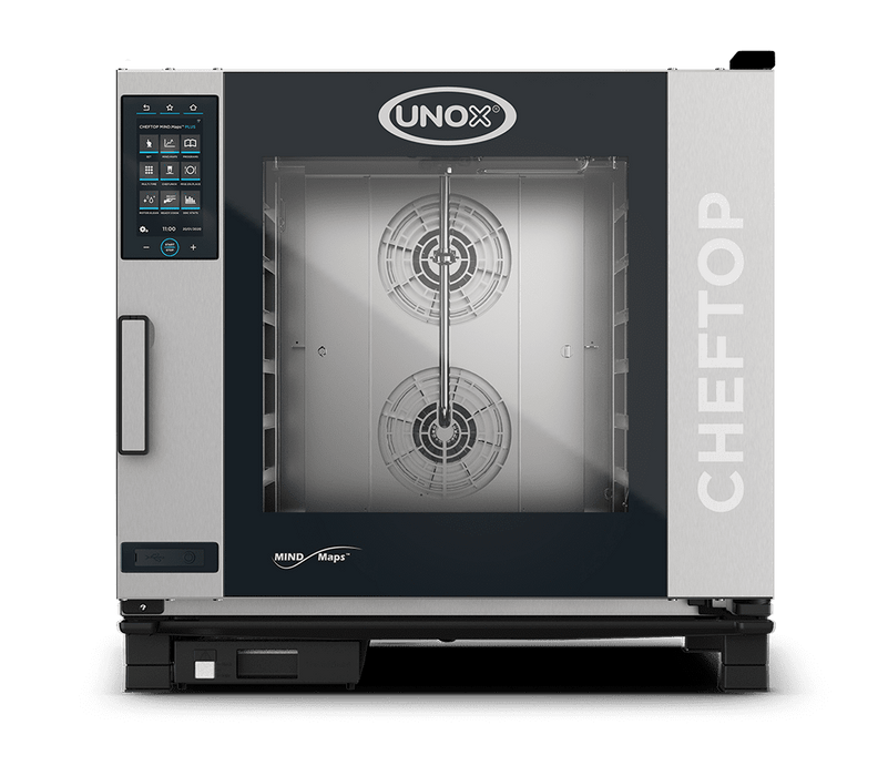 Unox CHEFTOP MIND.Maps PLUS Intelligent Commercial Combi Oven – 6-Tray GN 2/1 – Electric — XEVC-0621-EPLM