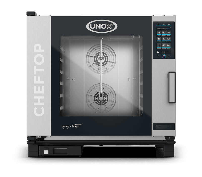 Unox CHEFTOP MIND.Maps PLUS Intelligent Commercial Combi Oven – 6-Tray GN 2/1 – Electric — XEVC-0621-EPRM