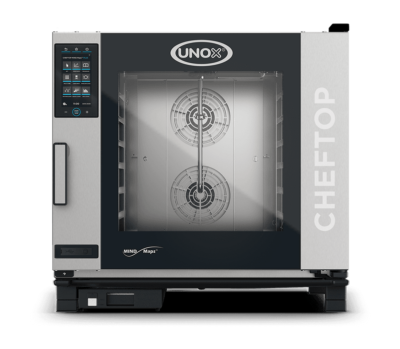 Unox CHEFTOP MIND.Maps PLUS Intelligent Commercial Combi Oven – 6-Tray GN 2/1 – Gas — XEVC-0621-GPLM
