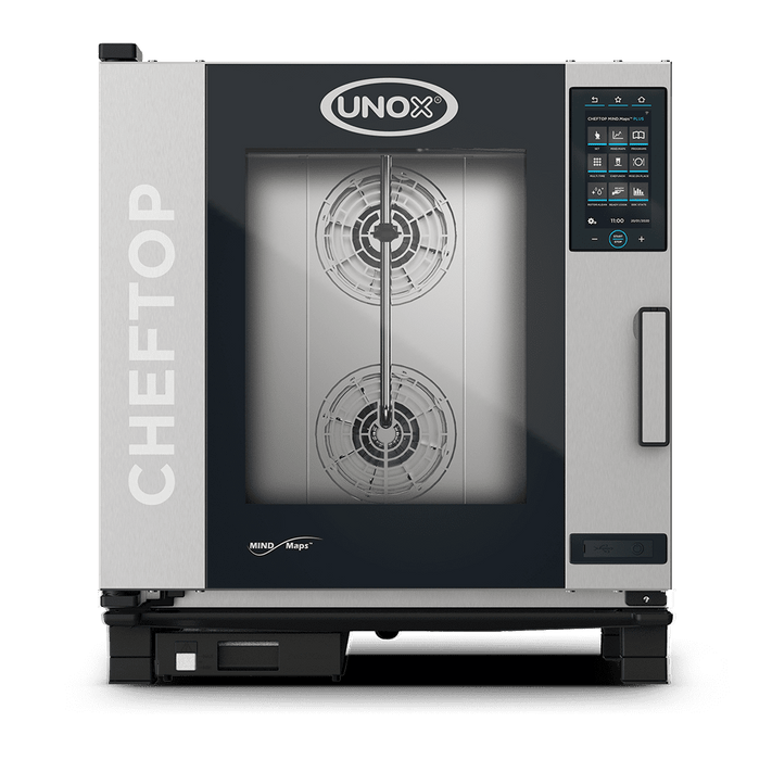 Unox CHEFTOP MIND.Maps PLUS Intelligent Commercial Combi Oven – 7-Tray GN 1/1 – Gas — XEVC-0711-GPRM-MS