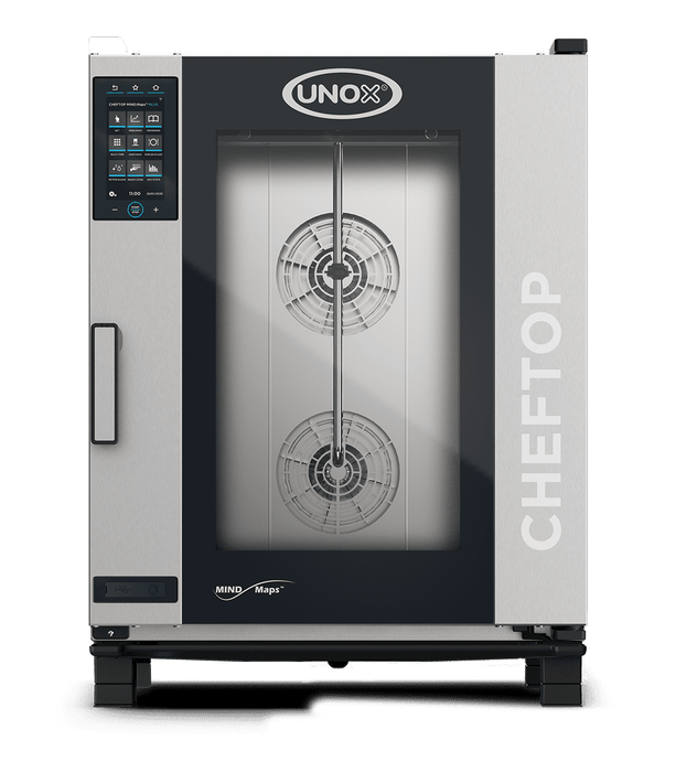 Unox CHEFTOP MIND.Maps PLUS Intelligent Commercial Combi Oven – 10-Tray GN 1/1 – Electric — XEVC-1011-EPLM-MS