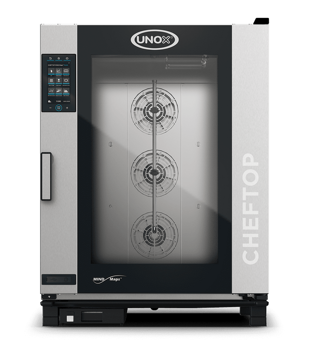 Unox CHEFTOP MIND.Maps PLUS Intelligent Commercial Combi Oven – 10-Tray GN 2/1 – Electric — XEVC-1021-EPLM