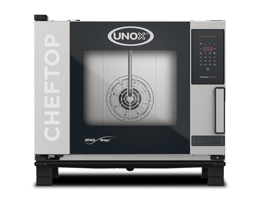 Unox CHEFTOP MIND.Maps ZERO Low-Power Essential Commercial Combi Oven – 5-Tray GN 1/1 – Electric — XEVC-0511-EZRM-LP