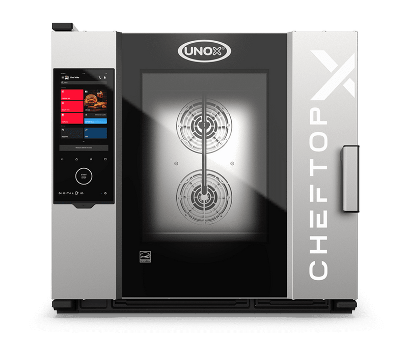 Unox CHEFTOP-X Digital.ID Flagship Commercial Combi Oven – 6-Tray GN 2/1 – Electric — XEDA-0621-EXRS-ET