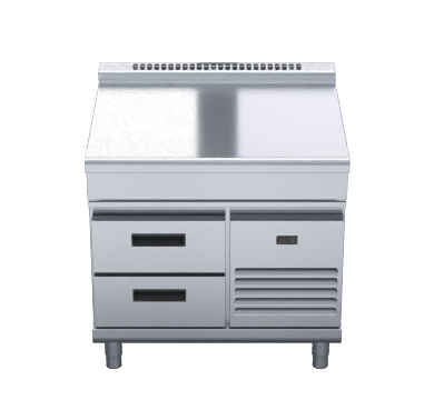 Waldorf 800 Series BTL8900-RB - 900mm Bench Top Low Back Version Refrigerated Base