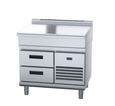 Waldorf 800 Series BTL8900-RB - 900mm Bench Top Low Back Version Refrigerated Base