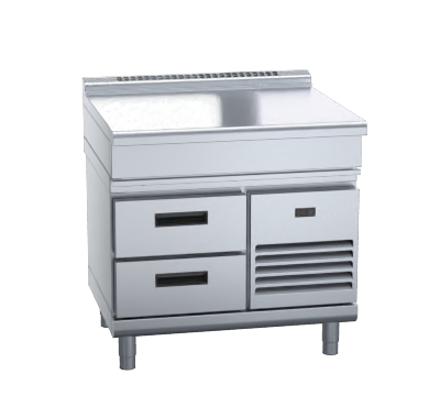 Waldorf 800 Series BTL8900-RB - 900mm Bench Top Low Back Version Refrigerated Base