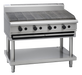 Waldorf 800 Series CHL8120G-LS - 1200mm Gas Chargrill Low Back Version Leg Stand